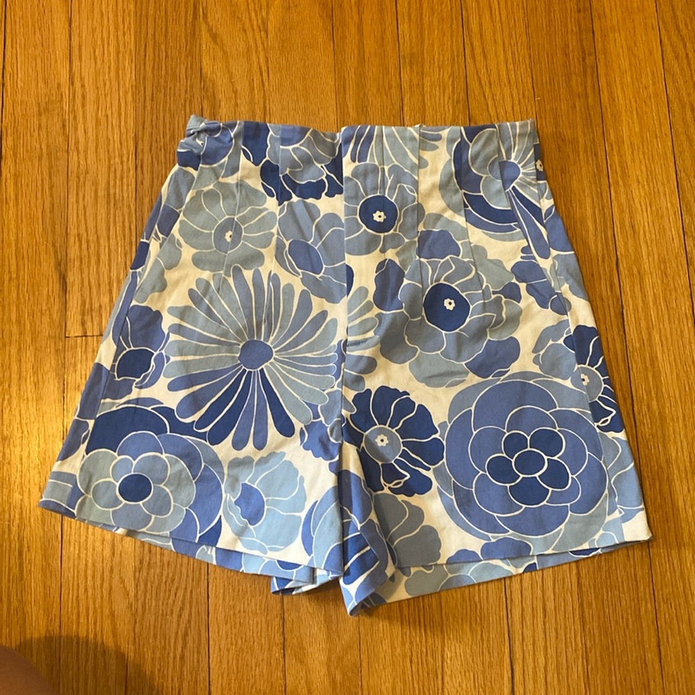 Zara floral shorts